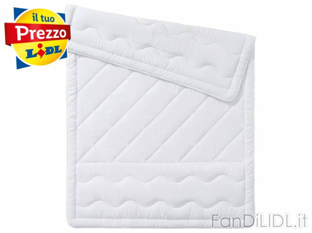 Trapunta termica a zone differenziate Livarno, prezzo 19.99 € 
Singola 
- Dimensioni: ...