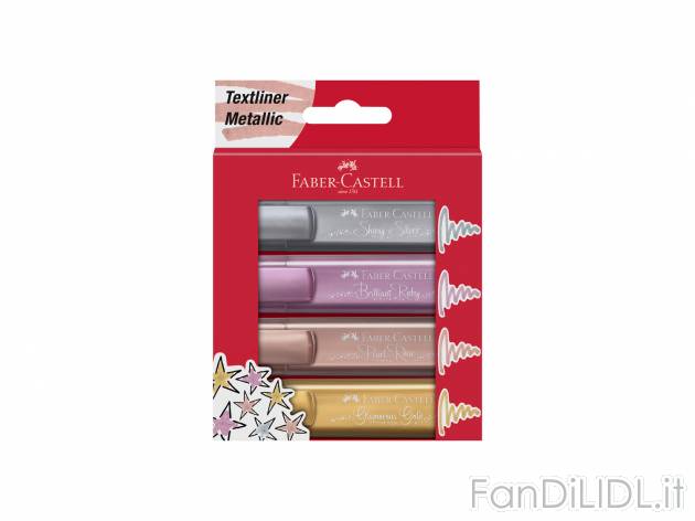 Pennarelli per decorare o evidenziatori Faber-castell, prezzo 4.99 &#8364; 
2 ...