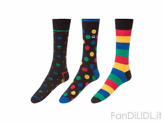 Calze Benetton, prezzo 16.99 &#8364; 
3 paia - Misure: 36-46
Taglie disponibili

Caratteristiche
 ...