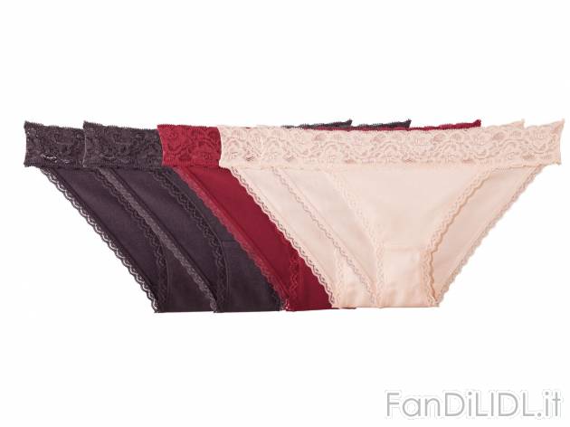 Minislip da donna , prezzo 7.99 &#8364; per Alla confezione 
-  5 pezzi