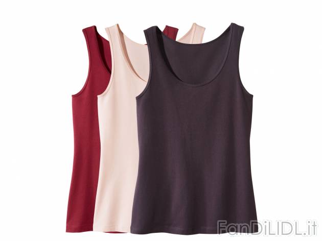 Canotta da donna , prezzo 7.99 &#8364; per Alla confezione 
-  3 pezzi