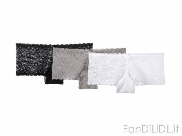 Culottes da donna in pizzo , prezzo 6.99 &#8364; per Alla confezione 
-  3 pezzi