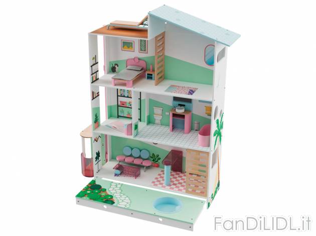 Casa delle bambole Playtive, prezzo 99.00 &#8364; 
- Et&agrave;: 3+
- Struttura ...
