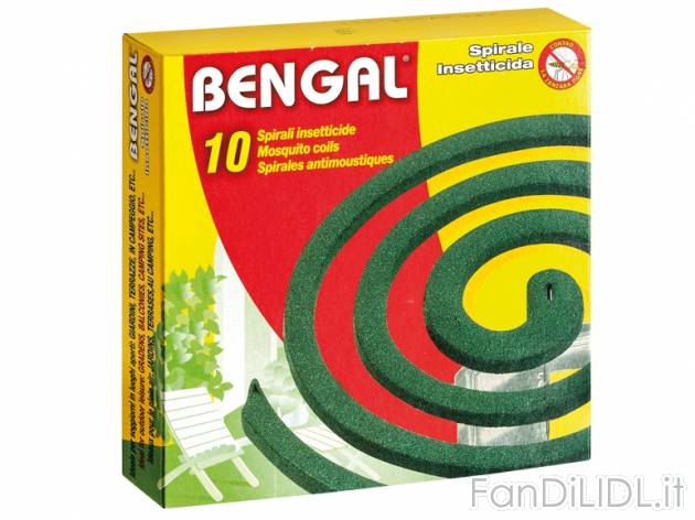 Spirali insetticide, 10 pezzi , prezzo 0,79 &#8364; per Alla confezione 
-  10 pezzi