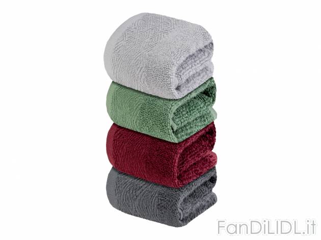 Asciugamano Livarno, prezzo 4.99 € 
4 pezzi - 30 x 50 cm
Caratteristiche

- ...