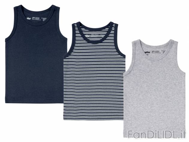 Canotta da bambino Lupilu, prezzo 5.99 &#8364; 
3 pezzi - Misure: 1-6 anni 
- ...