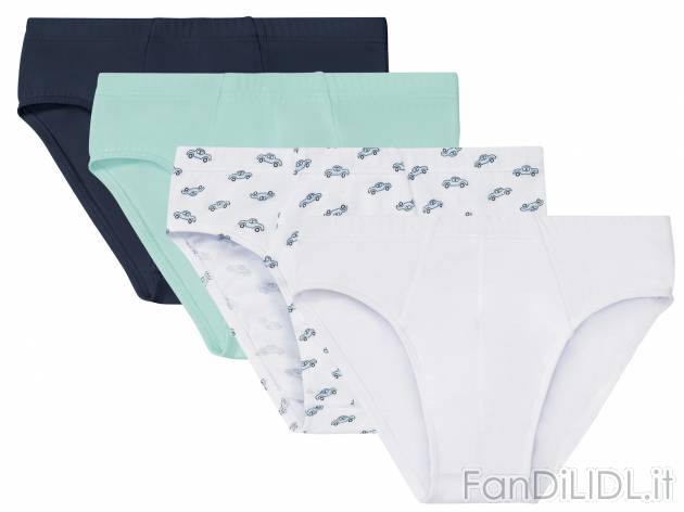 Slip da bambino Lupilu, prezzo 3.99 &#8364; 
4 pezzi - Misure: 1-6 anni 
- 
Puro ...