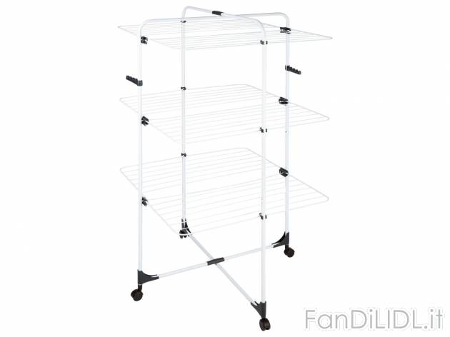 Stendibiancheria verticale Vileda, prezzo 19.99 € 
- 3 livelli
- Dimensioni: ...