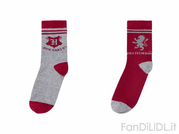 Calze da bambino Harry Potter Oeko-tex, prezzo 2.29 € 
2 paia - Misure: 31-42
Taglie ...