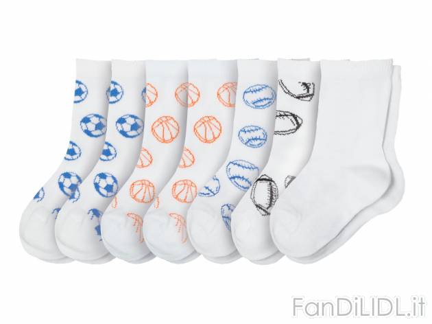Calze da bambino , prezzo 4.99 &#8364; per Alla confezione 
-  7 paia