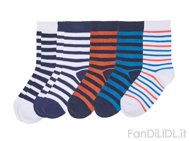 Calze da bambino , prezzo 4.99 &#8364; per Alla confezione 
-  7 paia