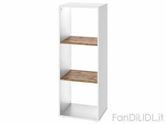 Scaffale con 3 ripiani Livarno, prezzo 29.99 € 
- Materiale di montaggio incluso
- ...