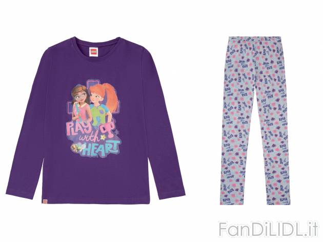 Pigiama da bambina Lego, prezzo 11.99 € 
Misure: 2-10 anni 
- 
Puro cotone
Taglie ...