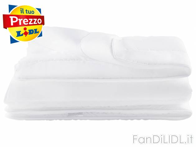 Piumino singolo Livarno, prezzo 17.99 € 
- Imbottitura prodotta in materiale ...