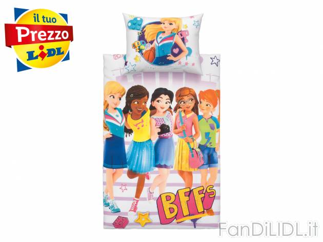 Parure copripiumino Lego, prezzo 19.99 € 
Double-face 
- Puro cotone
- Federa: ...