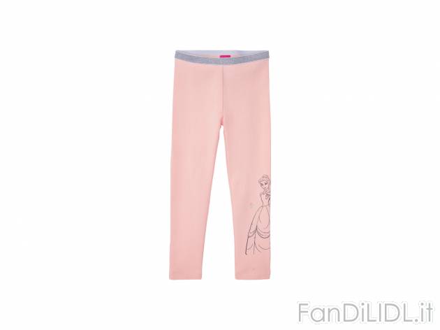 Leggings termici da bambina Frozen, Minnie, Disney Princess Oeko-tex, prezzo 8.99 ...