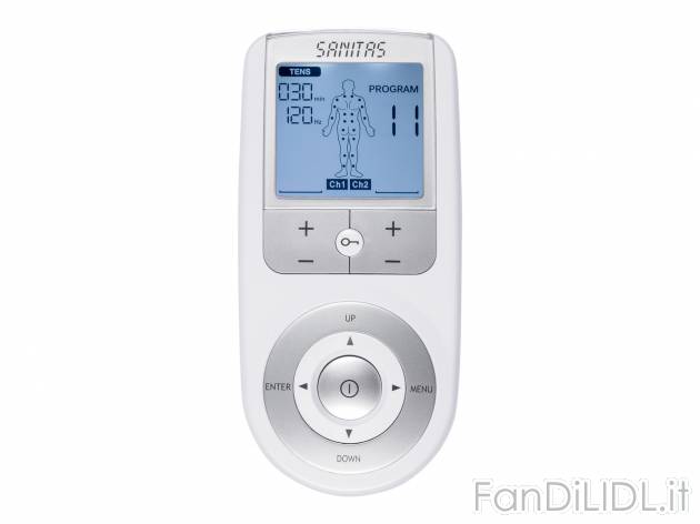 Apparecchio EMS/TENS digitale Sanitas, prezzo 24.99 € 
- 3 in 1:
- Allenamento ...