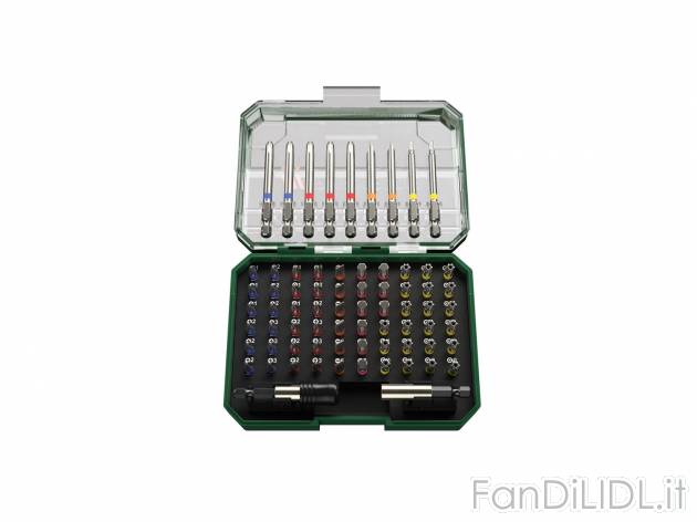 Set bit o bit e chiavi a bussola Parkside, prezzo 12.99 € 
71 pezzi o 56 pezzi ...