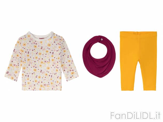 Coordinato per neonata Lupilu, prezzo 7.99 &#8364; 
3 pezzi - Misure: 0-24 mesi ...