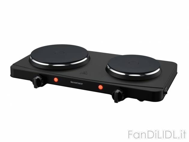 Fornello elettrico doppio Silvercrest Kitchen Tools, prezzo 24.99 &#8364; 
- ...