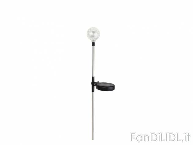 Lampada da giardino ad energia solare Melinera, prezzo 4,99 &#8364; per Alla ...