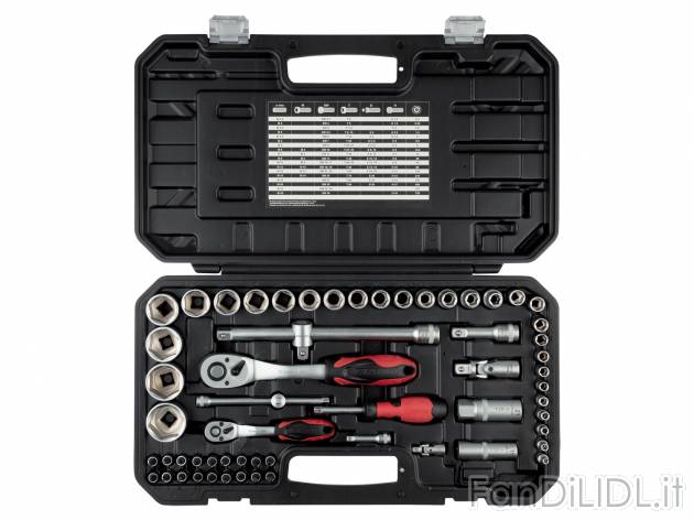 Set chiavi a bussola Parkside, prezzo 49.00 &#8364; 
65 pezzi 
- Misure facilmente ...