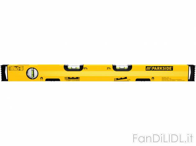 Livella Parkside, prezzo 7.99 &#8364; 
- Con 3 livelle per la misurazione di ...