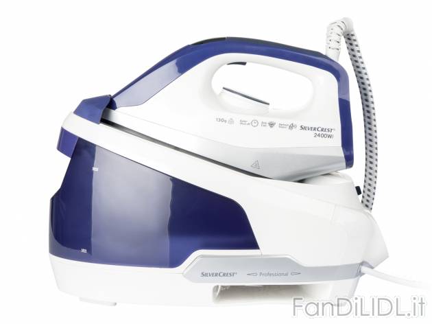 Ferro da stiro con caldaia Silvercrest, prezzo 49.00 € 
- Piastra con rivestimento ...