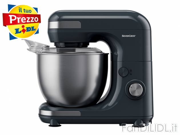 Impastatrice planetaria Silvercrest Kitchen Tools, prezzo 49.00 &#8364; 
- Regolazione ...