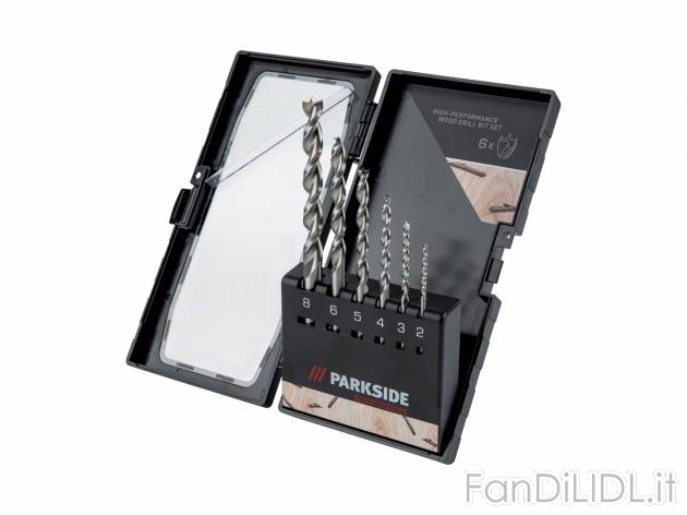 Set punte Parkside, prezzo 9.99 &#8364;  
6 o 7 pezzi
Caratteristiche

- VPA
