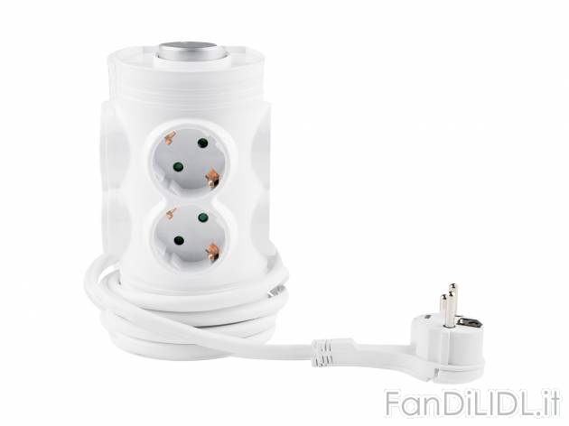 Presa multipla con prolunga Silvercrest, prezzo 11.99 &#8364; 
6 o 4 prese
Caratteristiche

- ...