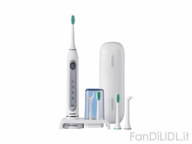 Spazzolino da denti elettrico multifunzione Nevadent, prezzo 19.99 € 
- Tecnologia ...