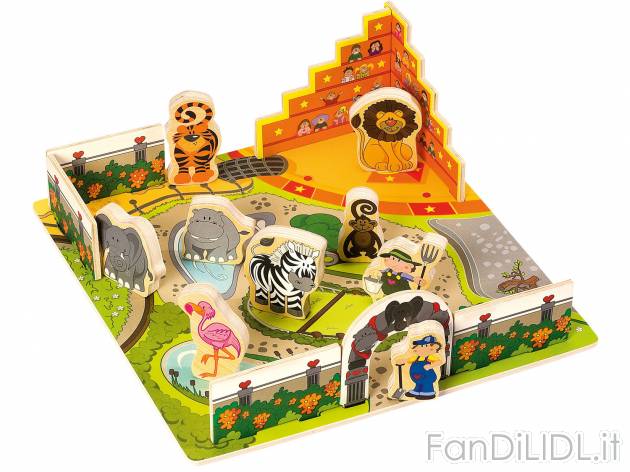 Puzzle ad incastro 3D in legno , prezzo 6.99 &#8364; per Alla confezione 
- ...