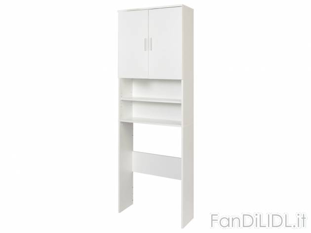 Mobile per lavatrice Livarno, prezzo 34.99 € 
- Ripiani regolabili in altezza
- ...