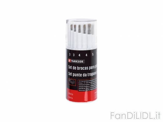 Set punte da trapano Parkside, prezzo 3.99 &#8364; 
11 pezzi
Caratteristiche

- ...