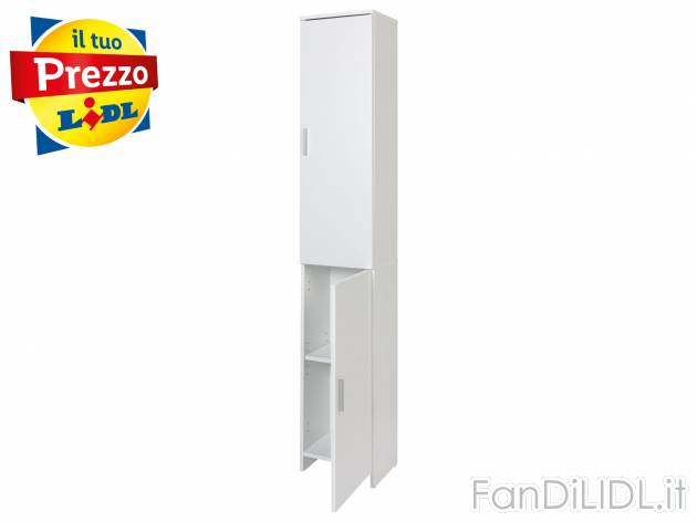 Armadietto a colonna Livarno, prezzo 34.99 € 
- Con 3 piani regolabili in altezza
- ...