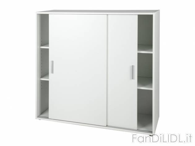 Mobiletto con ante scorrevoli Livarno, prezzo 59.00 € 
- Materiale di montaggio ...