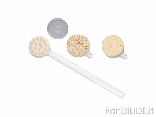 Spazzola per la cura del corpo 3-anni-di-garanzia, prezzo 5.99 € 
- Con tre innesti ...