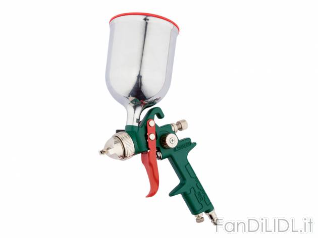 Pistola a spruzzo per verniciare Parkside, prezzo 9.99 &#8364; 
- Passaggio ...