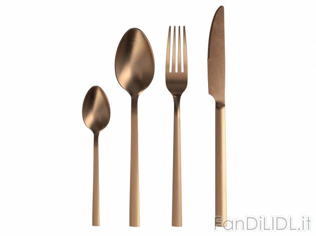 Servizio di posate Ernesto, prezzo 19.99 &#8364; 
16 pezzi 
- Lavabili&nbsp;in ...