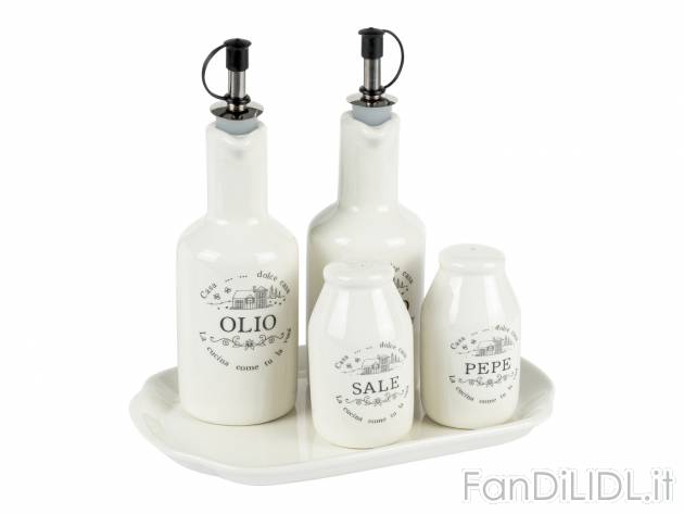 Set oliera Tognana_1, prezzo 11.99 &#8364;  
5 pezzi
Caratteristiche