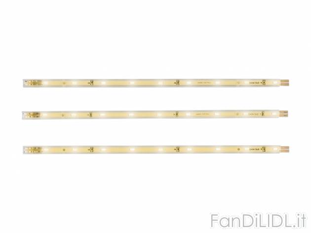 Lampada LED sottopensile Livarno, prezzo 7.99 € 
2 o 3 pezzi 
- Luce bianca ...