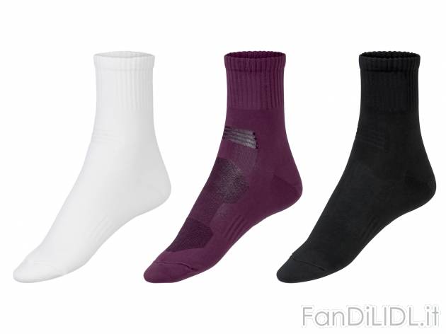 Calzini sportivi da donna Crivit, prezzo 3.99 &#8364; 
3 paia - Misure: 37-42 ...
