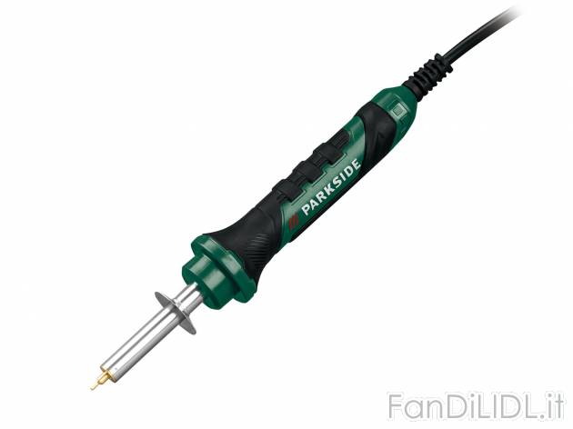 Pirografo 30 W Parkside, prezzo 9.99 € 
16 pezzi 
- Per scritte decorative e ...