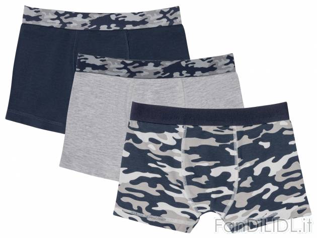 Boxer da bambino Pepperts, prezzo 5.99 € 
3 pezzi - Misure: 6-14 anni
Taglie ...