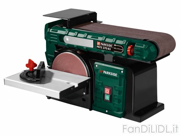 Levigatrice a nastro e a disco Parkside, prezzo 89.00 &#8364; 
- Con motore ...