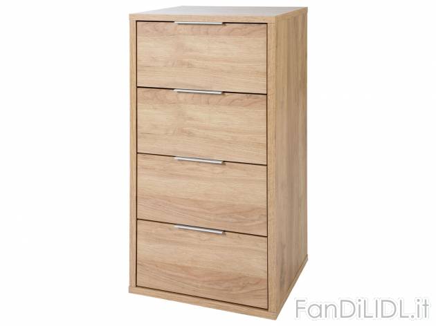 Mobiletto con 4 cassetti Livarno, prezzo 59.00 &#8364; 
- Dimensioni: 40 x 35 ...
