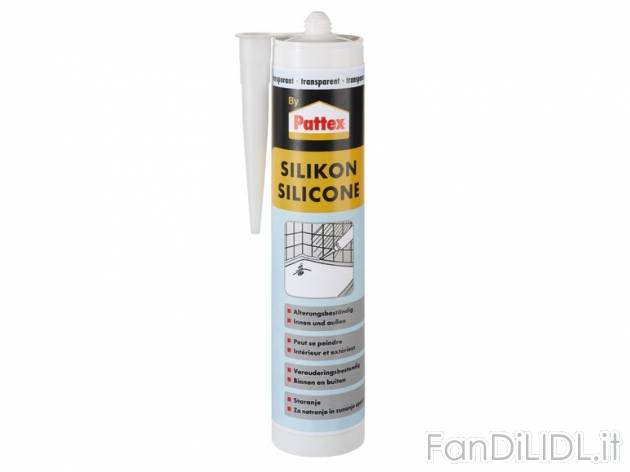 Silicone trasparente o bianco 310 ml , prezzo 2,49 &#8364; per Alla confezione ...