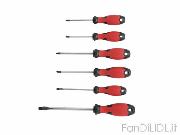 Set cacciaviti , prezzo 6.99 &#8364; per Al set 
- Con punte magnetiche
- ...