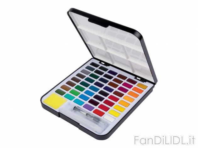 Scatola di acquerelli Crelando, prezzo 9.99 &#8364; 
4 pezzi 
In dotazione
- ...